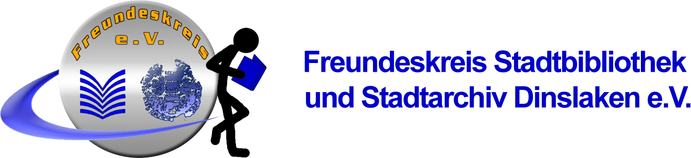 Freundeskreis Stadtbibliothek und Stadtarchiv Dinslaken - Logo - Landscape