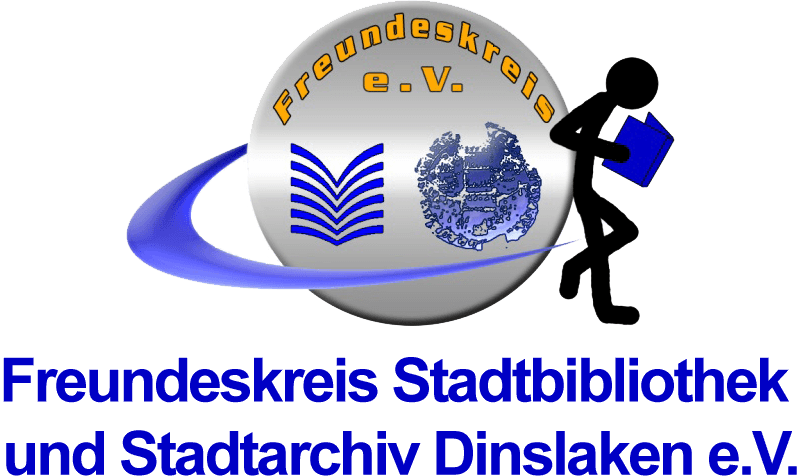 Freundeskreis Stadtbibliothek und Stadtarchiv Dinslaken - Logo - Portrait