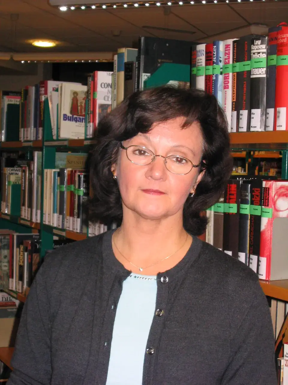 Bibliotheksleiterin Edith Mendel im Juni 2010