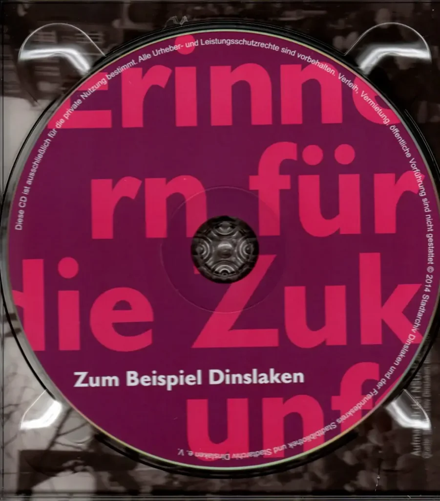 Projekte 2014 - Erinnern für die Zukunft - CD - Druckseite
