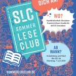 Plakat Sommerleseclub 2026 in der Stadtbibliothek Dinslaken