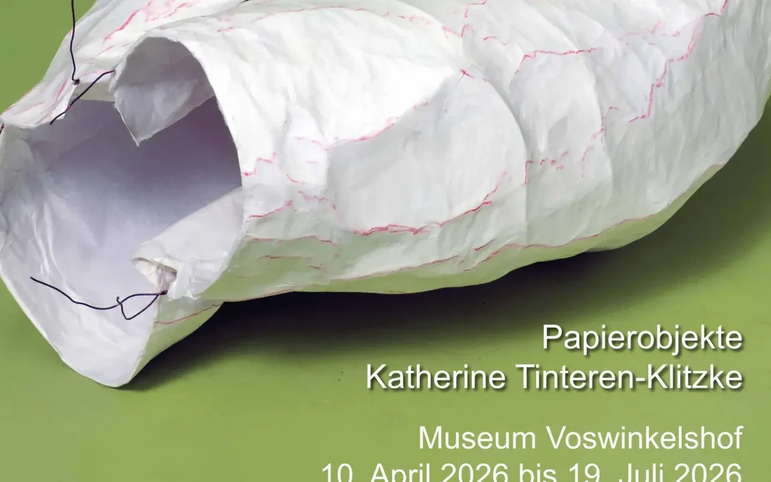Atem Holen - Papierobjekte Katherine Tinteren-Klitzke - Museum Voswinckelshof - 2026 - Plakat