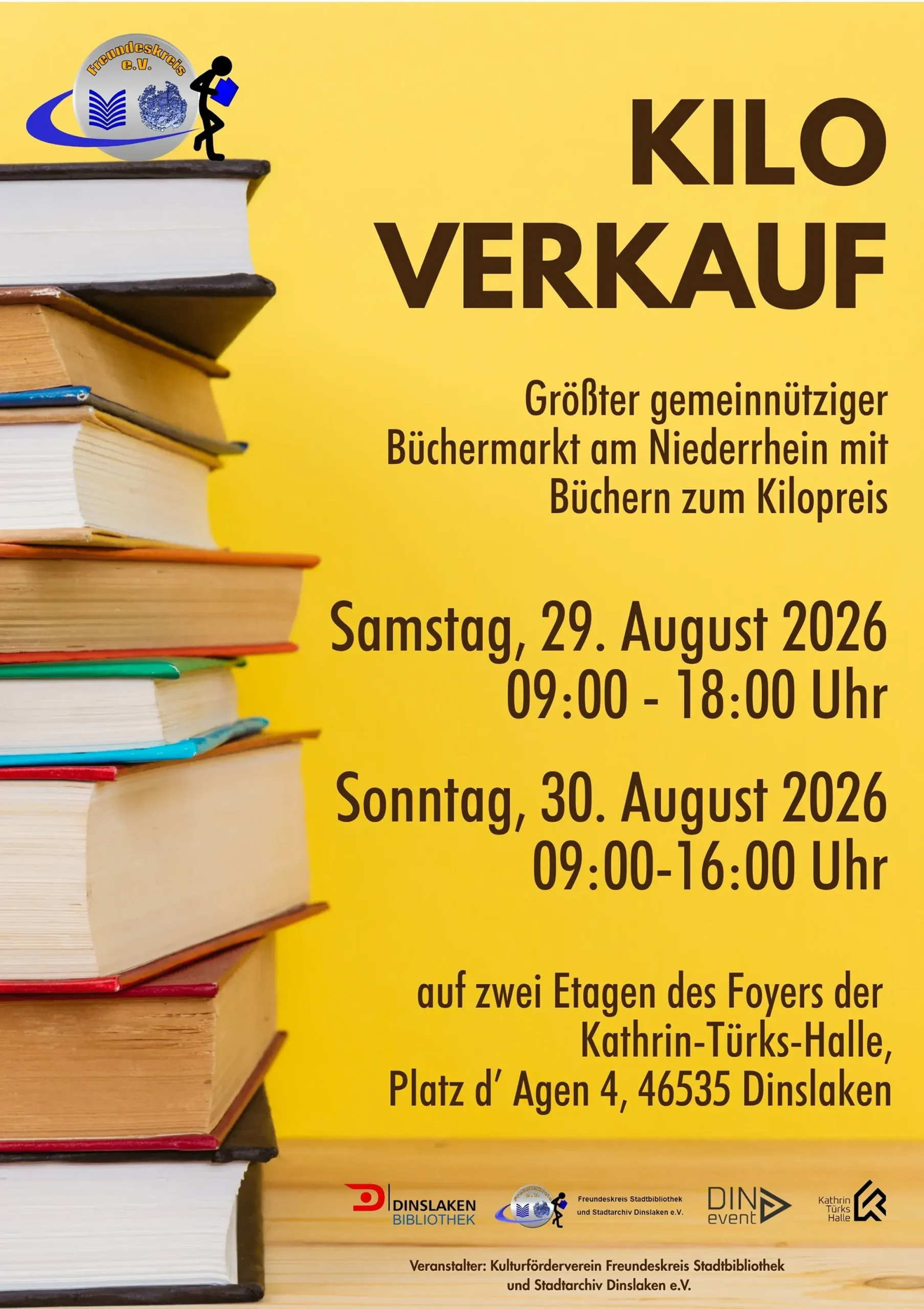 Kiloverkauf in der Kathrin-Türks-Halle Dinslaken